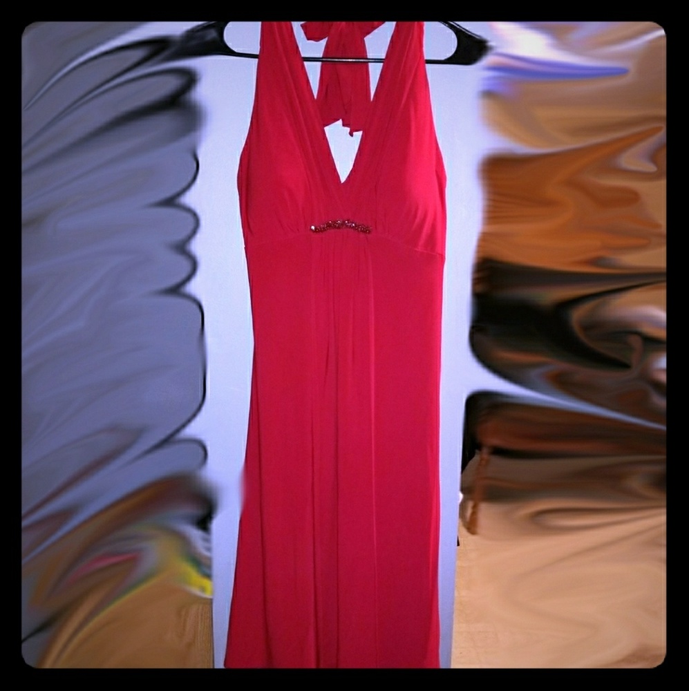 Red Halter dress